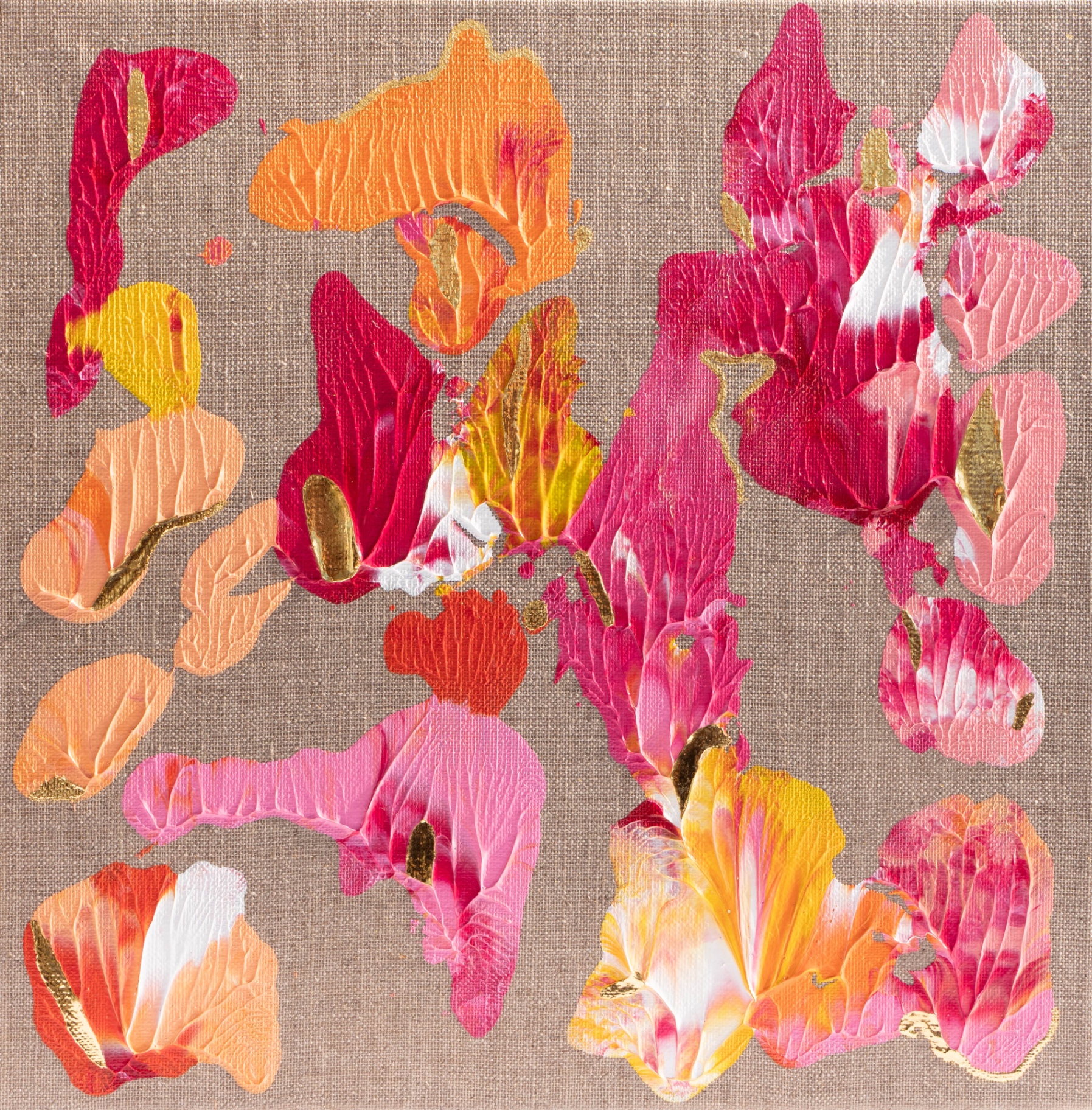 Mallorcan Flower Garden I – 30 × 30 cm