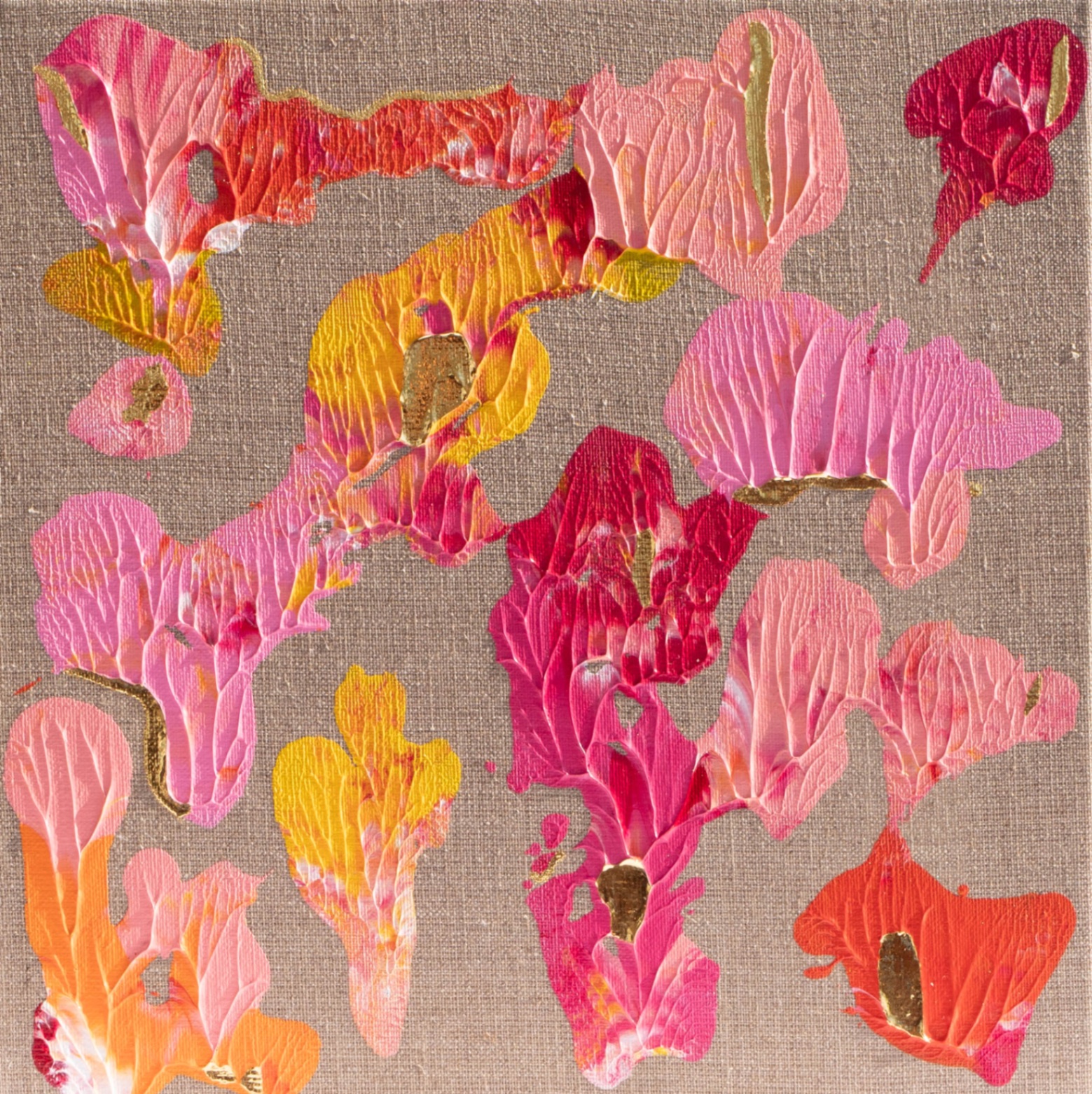 Mallorcan Flower Garden III – 30 × 30 cm